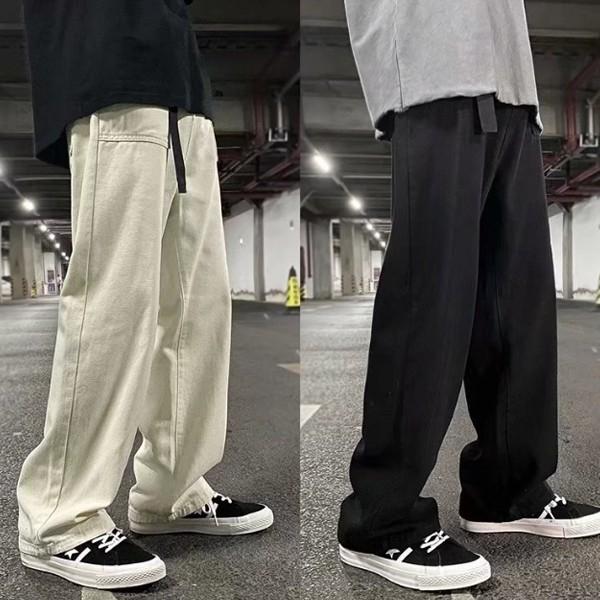 남성 3컬러 베이직 허리밴딩 데일리 일자팬츠 IS-PA52