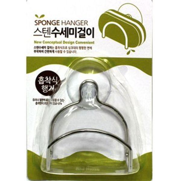 우일 흡착 스텐 수세미 걸이 싱크대 선반 행거