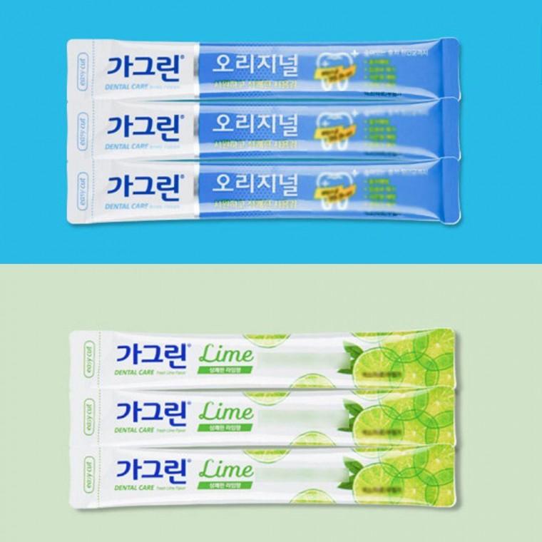 휴대용 가그린 일회용 스틱형 구강 청결제 1포 리스테린 입냄새가글 용구 강청 양치후