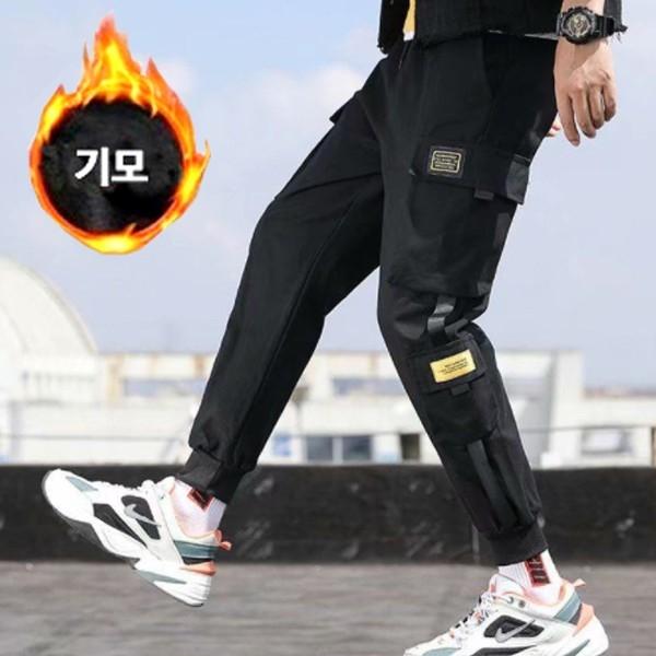 방한팬츠 기모안감 투포켓 카고팬츠 IS-PA26
