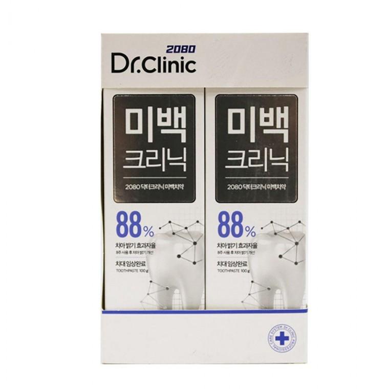 치아 변색 미백 관리 크리닉 닥터 치약 2개입 생활 용품 잡화 욕실 잇몸 치은염 어른