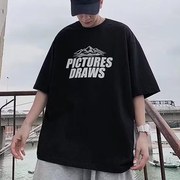 데일리 심플 오버핏 스트리트 반팔 티셔츠 IS-TS14