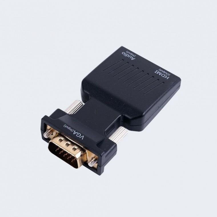 HDMI 컨버터 (VGA to HDMI) 오디오 젠더