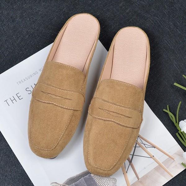 2컬러 세련된 스웨이드 로퍼 MU2911