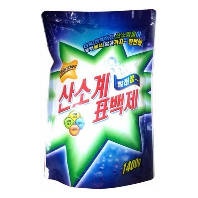 산소계 표백제 선명한 빨리 손상 방지 세탁 세제 1400g 가루 세제. 가루비누 분말