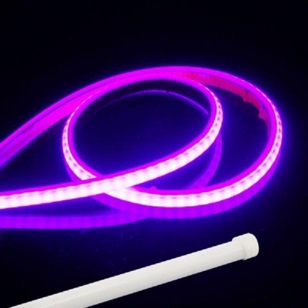 실리콘 LED바 면발광 LED 자동차 조명 핑크 12V 30cm