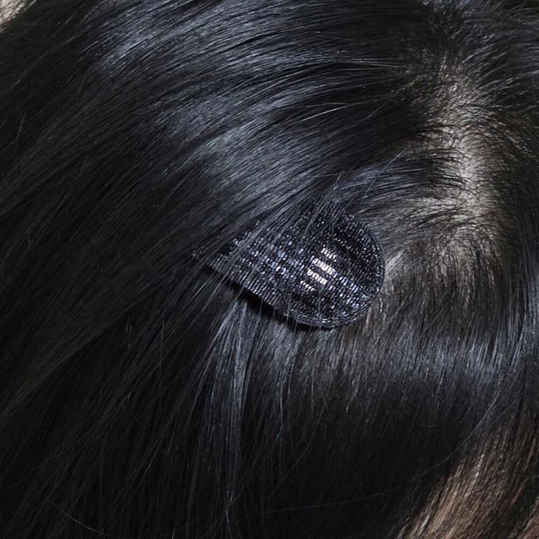정수리 볼륨 뿌리 뽕 패드 집게 핀 머리 헤어 붙임