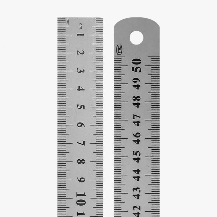 50센치 자 스틸 철자 스텐 쇠자 50cm 제도