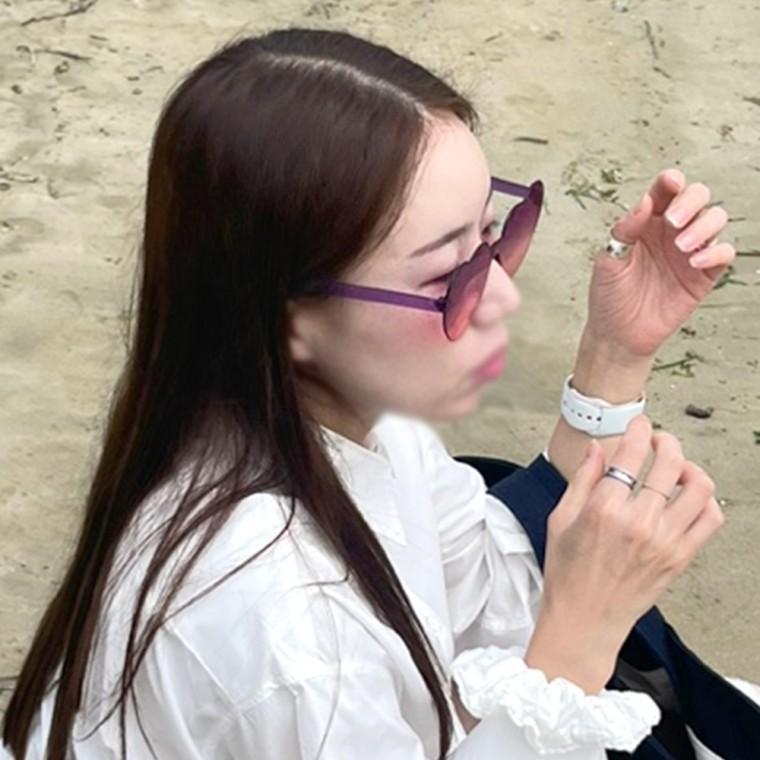 관종 파티 선글라스 생일 촬영소품 하트 투톤 인싸