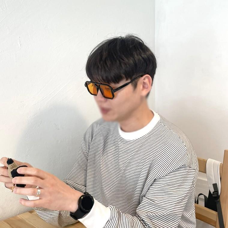 뿔테 복고 잠자리 선글라스 패션