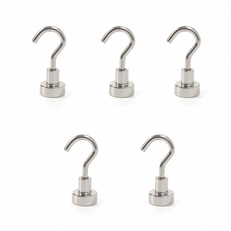 [몬스터킹] 네오디뮴 강력 자석후크 5개입(12x32mm)