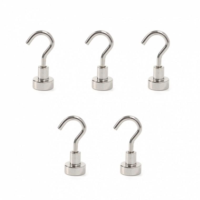 [몬스터킹] 네오디뮴 강력 자석후크 5개입(10x32mm)