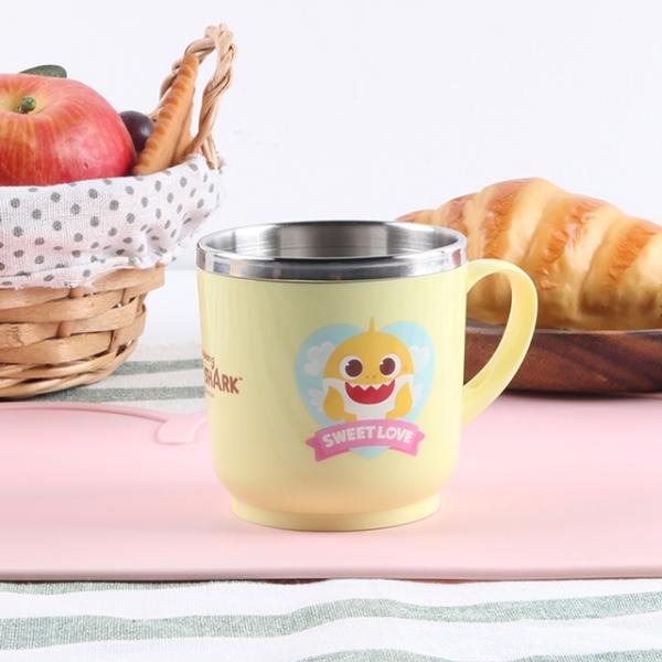 아기상어 논슬립 스텐컵 250ml