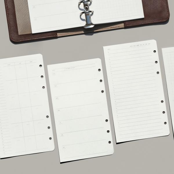 [A6] 새틴 레이어북 리필 속지 M80 (6종)