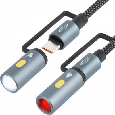 케이블 USB C to C 라이타 LED후레쉬 스마트폰 PD충전
