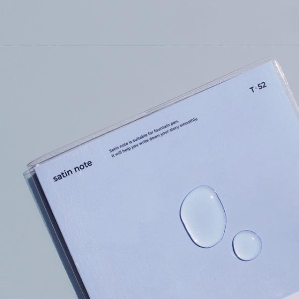 새틴 노트 B6 PVC 커버