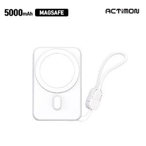 [후니케이스] 엑티몬 맥세이프 보조배터리 5000mAh (C to C) M-MAG-5000