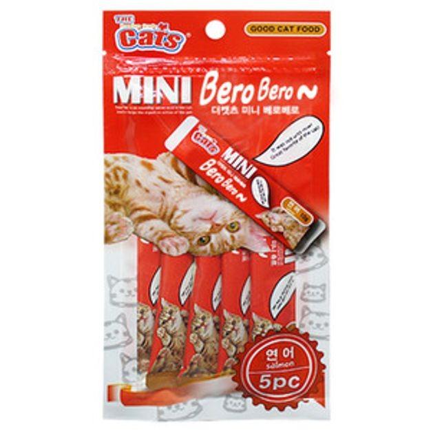 더캣츠 미니베로베로 연어 5p 고양이 간식