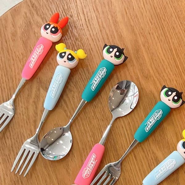파워퍼프걸 스푼 포크