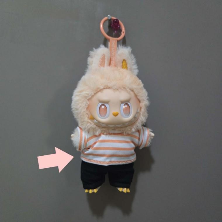 줄무늬 반팔티 인형옷 / 단가라 티셔츠 인형 의류