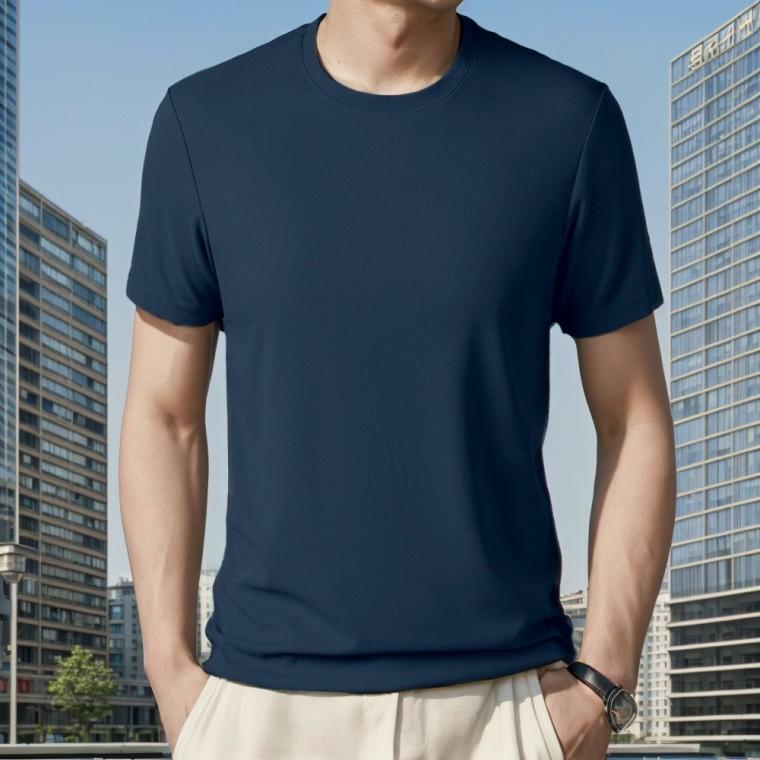 흰색면티 남자 여름 두꺼운 와플 반팔티 기본핏 쿨링 반팔 티셔츠 골프티