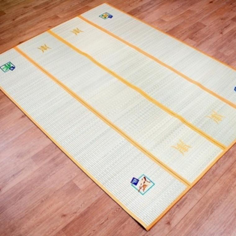 4단 왕골돗자리 제사 접이식 왕골 카페트 매트