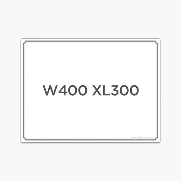 유리용 화이트보드 W400 X L300