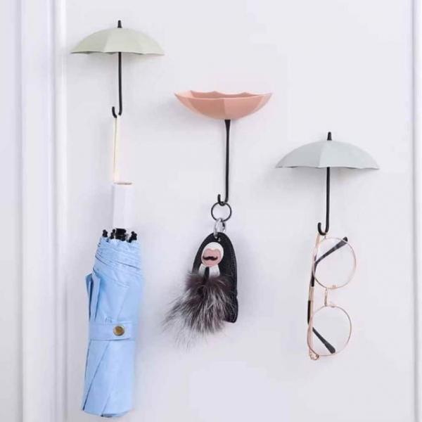 우산모양 키홀더 3p 자석키홀더 키걸이