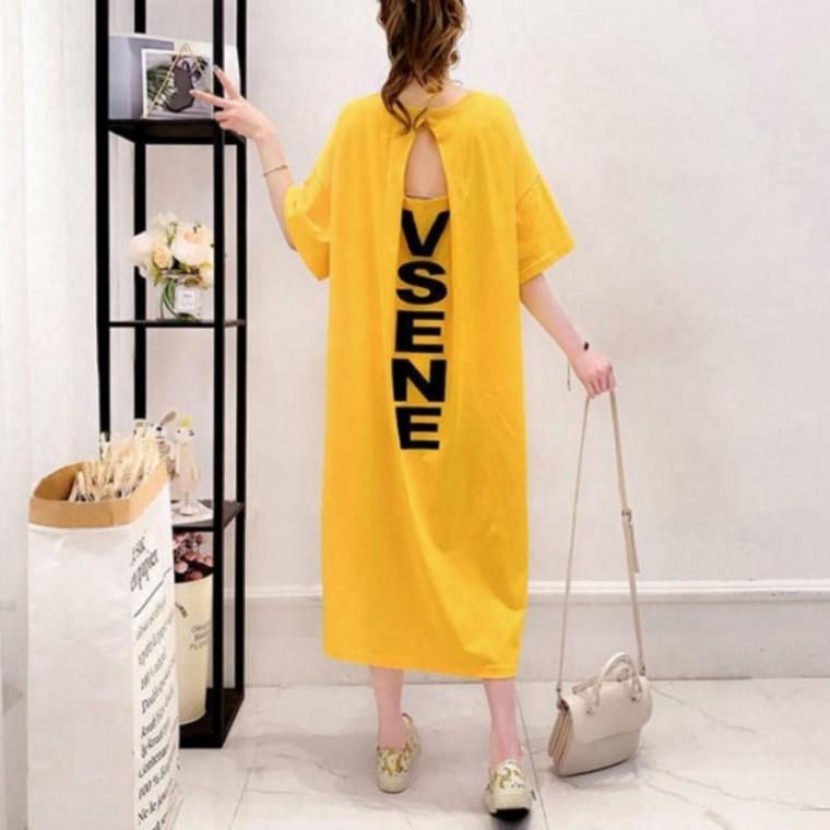 루즈핏 반팔 롱 원피스 여름 바캉스 휴가