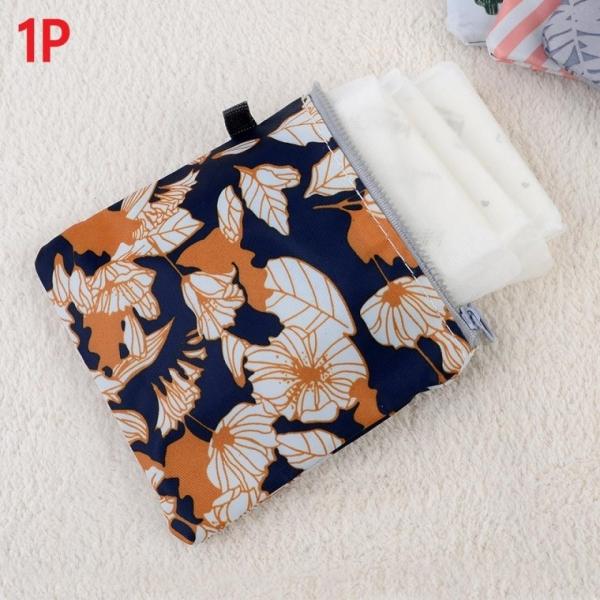 지퍼형 디자인 생리대 파우치