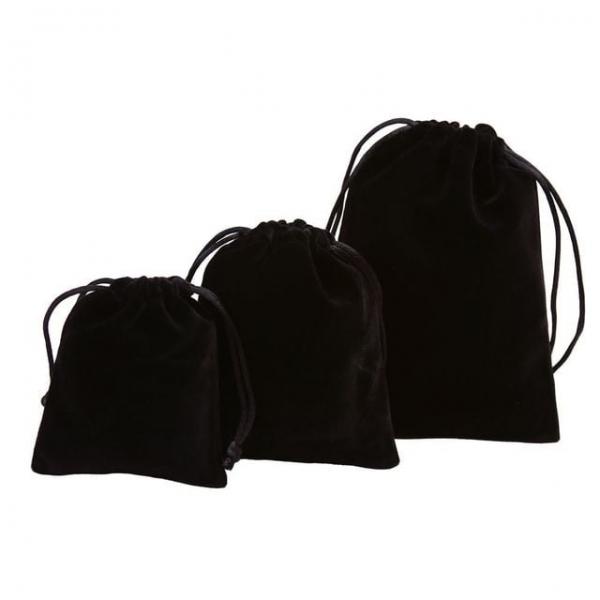블랙벨벳주머니 주얼리파우치 선물포장용 10X12cm 선물용주머니