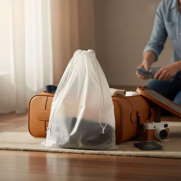 반투명 여행용 수납 파우치 30x40cm 10P LM-0864