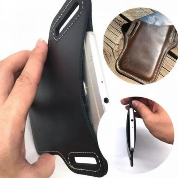 남성 스마트폰 휴대폰 파우치 포켓 벨트형 벨트 허리 착용