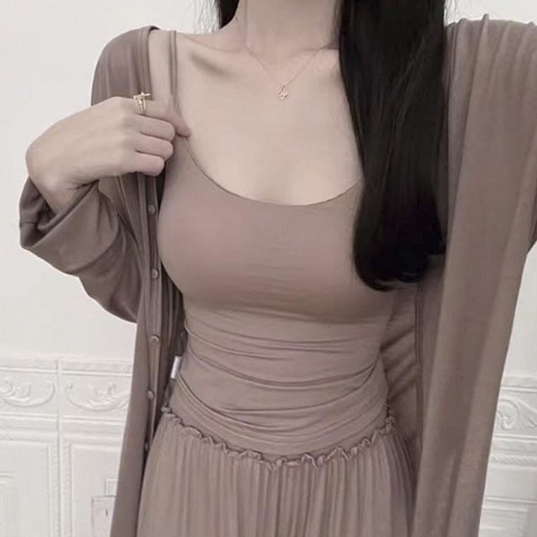 이너웨어 브라캡 슬리브리스 나시 여름 패션 여자