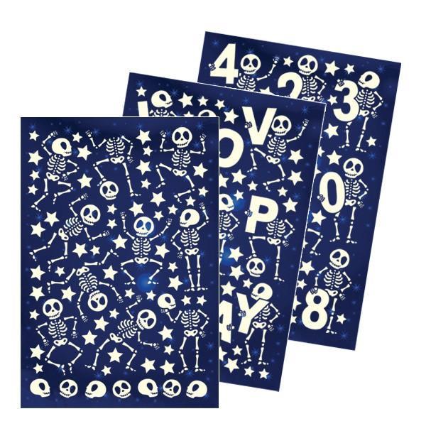 환타스틱스 야광별스티커 3PCS 해골 GS-6608