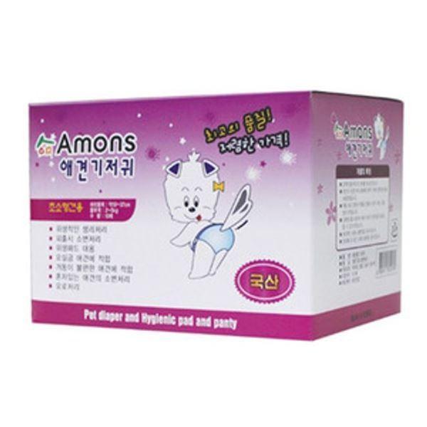 강아지 애견기저귀 초소형견10매 애견패드 기저귀 아몬스 강아지패드 애견 귀저기 애견귀저기 애견기저귀