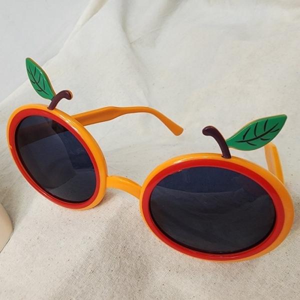 귤 프레임 패션 선글라스 촬영 행사 소품