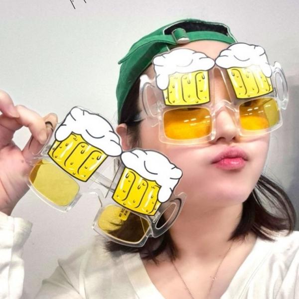 맥주 안경 비어 선글라스 코스튬 축제 이벤트