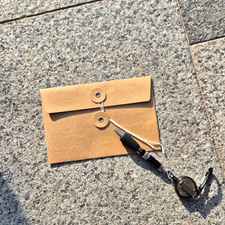크라프트 카드 봉투
