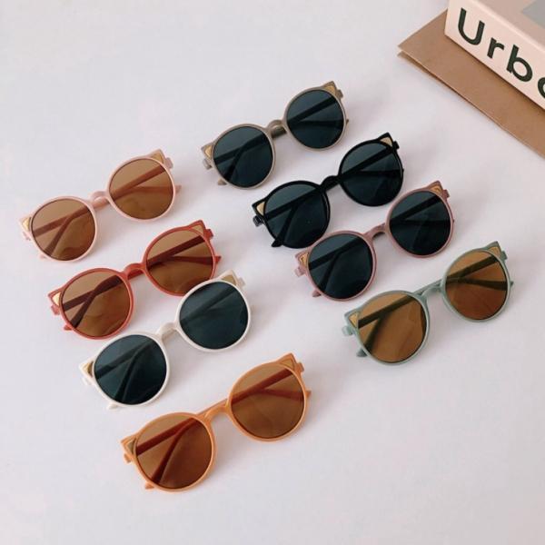 [앙상블] 아동 야옹이 선글라스 키즈 안경 자외선차단 여름 유아