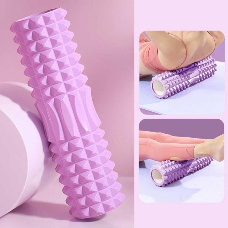 돌기 45cm 폼롤러 스트레칭 지압 필라테스 전신마사지 폼플러 마사지 요가용품 기 스트레칭
