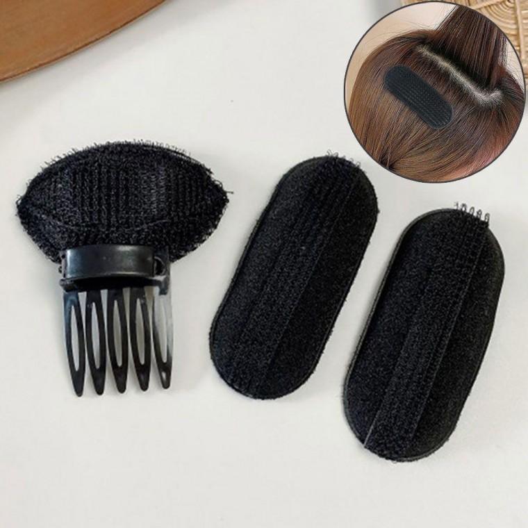 여성 헤어뽕 헤어 볼륨 앞머리 패드 볼륨 부분 헤어뽕 정수리 가발 여자