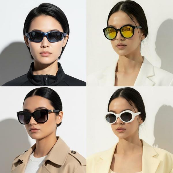 무테 안경 선글라스 모음전 27종/ 긱시크 인싸 파티 미러선글라스 촬영소품 원형 커플 휴가 케이스