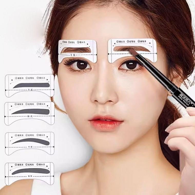 눈썹그리기 가이드 아치형 일자형 눈썹 는법 그리 눈섭 기 눈썹 가이드 갈매기 일자 남자 모양 틀 다듬기