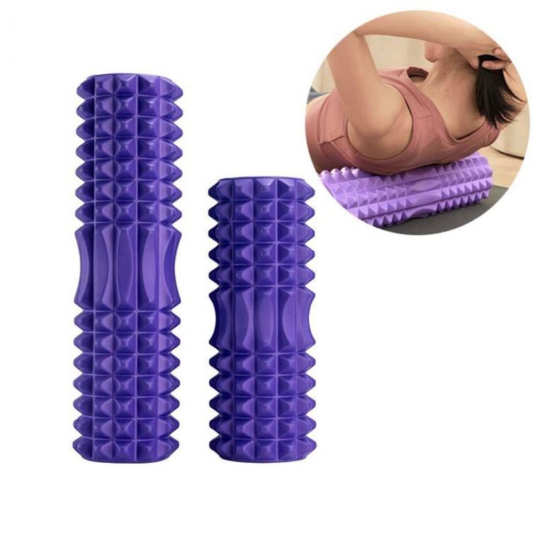 돌기 폼롤러 미니 33cm 45cm 2종 요가 필라테스 필라테스폼롤러 하드폼롤러 마사지폼롤러