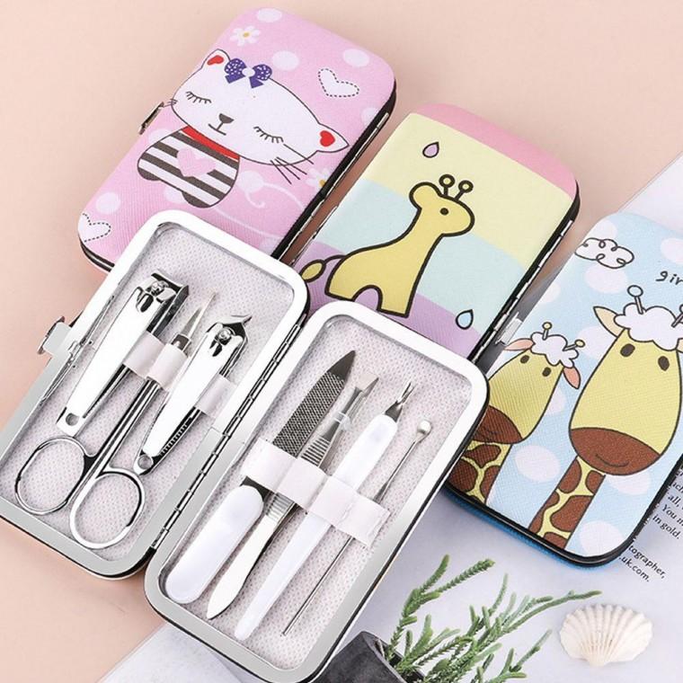 손톱깍이 세트 휴대용 여행용 캐릭터 손톱깍기 세트 네일케어 깎이 손톱 미니 도구 발톱깍이 캐릭터 정리