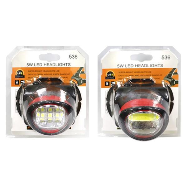 고급형 5W LED 헤드 랜턴-T/헤드램프/헤드라이트/LED전구/낚씨/등산/후레쉬/캠핑/비상조명/각도조절/안전모