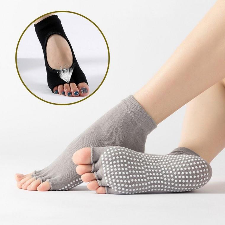 논슬립 요가양말 토삭스 필라테스 에어로빅 토삭스 발가락 플라잉 남자 필라테스 미끄럼방지 요가 덧신 여