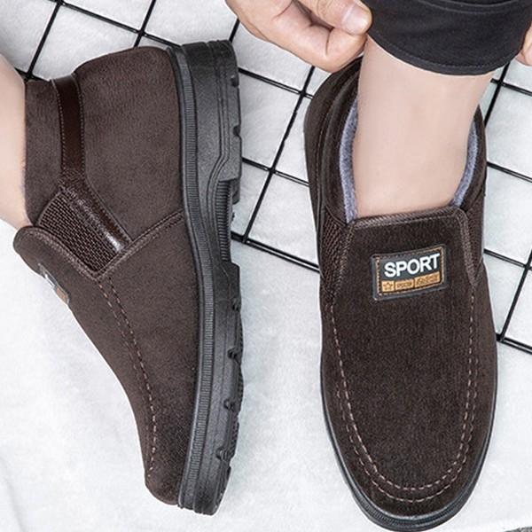 남성 캐주얼 활동 편한 방한화 슬립온 부츠 TM1908N
