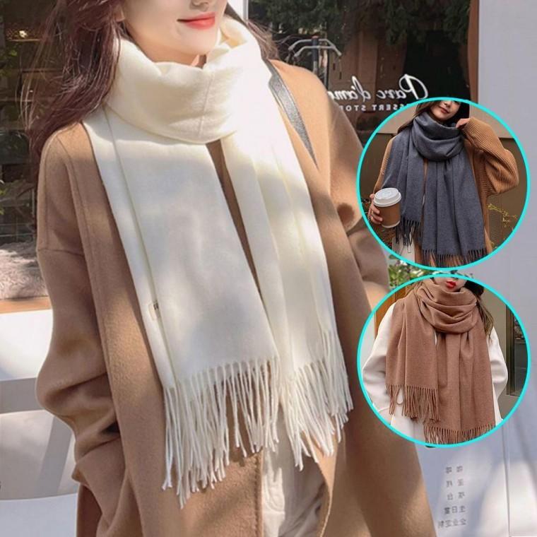 심플 무지 빅 목도리 남녀공용 베이직 스타일 무지목도리 여자목도리 데일리목도리 남성목도리 빅목도리